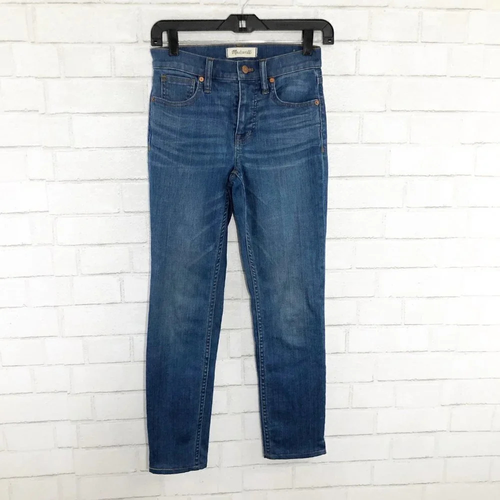 Madewell 9" High Rise Skinny Jeans Women's Waist Size 24